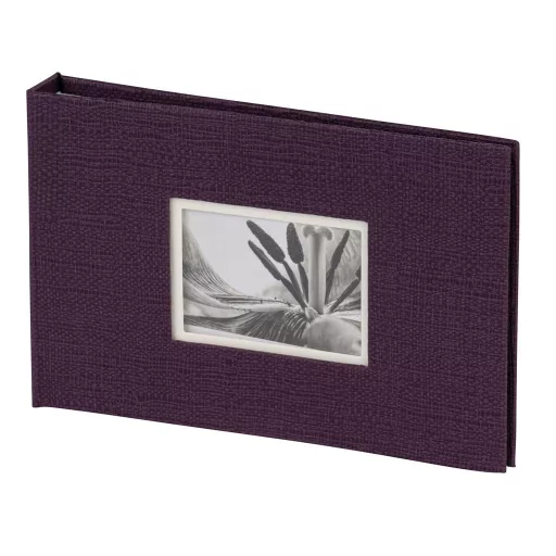Dörr keményfedeles zsebalbum, ablakos, becsúsztatós, 40db 10x15cm, lila
