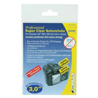   Dörr Professional víztiszta, vastag LCD-védő fólia, 3 inch