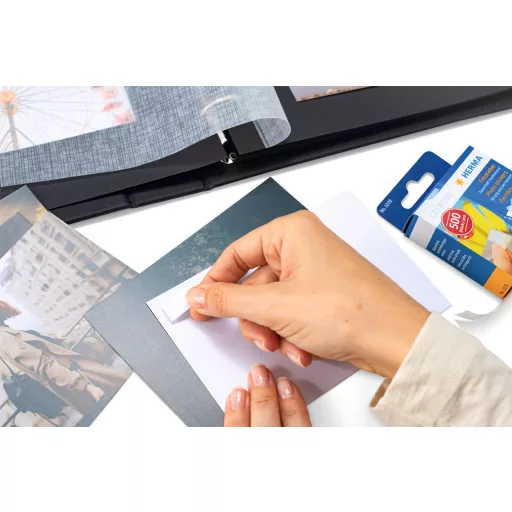 Herma fotóragasztó, 2 oldalán öntapadó, 500db