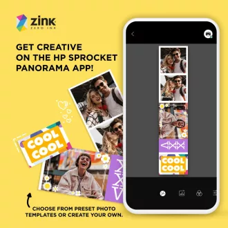   HP Sprocket Panorama Zink zero fotópapír, HP HP Sprocket Panorama instant mobilnyomtatóhoz, 5m