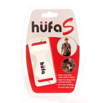 hüfa S objektívsapka tartó keskeny szíjhoz, fehér