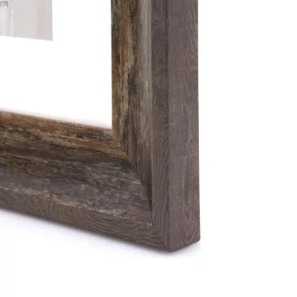   Kenro Bergamo Rustic Brown multi képkeret, 3db 10x15, faerezet hatás, barna