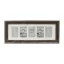 Kenro Bergamo Rustic Brown multi képkeret, 5db 10x15, faerezet hatás, barna