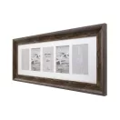 Kenro Bergamo Rustic Brown multi képkeret, 5db 10x15, faerezet hatás, barna
