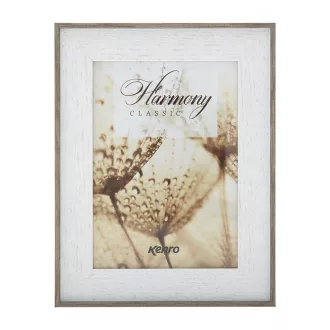   Kenro Harmony Classic képkeret, 13x18cm, faerezet hatás, törtfehér natúr