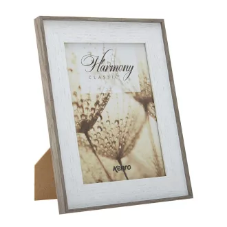   Kenro Harmony Classic képkeret, 13x18cm, faerezet hatás, törtfehér natúr