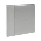 Kenro Kington fotóalbum, memo, 200db 10x15, faerezet minta, PHOTOGRAPH dombornyomott felirat, szürke
