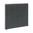 Kenro Signature fotóalbum, memo, 200db 10x15, PHOTOGRAPH felirat, újrahasznosított bőr, szürke