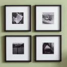 Kenro Strata Classic képkeret, 25x25cm, teljes méret 40x40cm, fekete