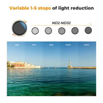 K&F Concept NANO-X CPL+VARIO ND2-32 szuro, 67mm