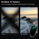 K&F Concept NANO-X, CPL+VARIO ND2-32 szűrő, w/o black cross, HD, vízlep,karcálló,törlőkendő,V2, 82mm