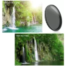K&F Concept Slim vario ND 2-400 változtatható szürkeszűrő, 37 mm
