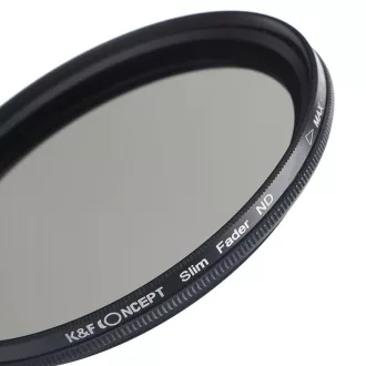   K&F Concept Slim vario ND 2-400 változtatható szürkeszűrő, 82 mm