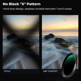 K&F Concept NANO-X CPL+VARIO ND2-32 szuro 49mm
