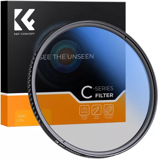 K&F Concept Classic Series CPL cirkuláris polár szűrő, 46 mm