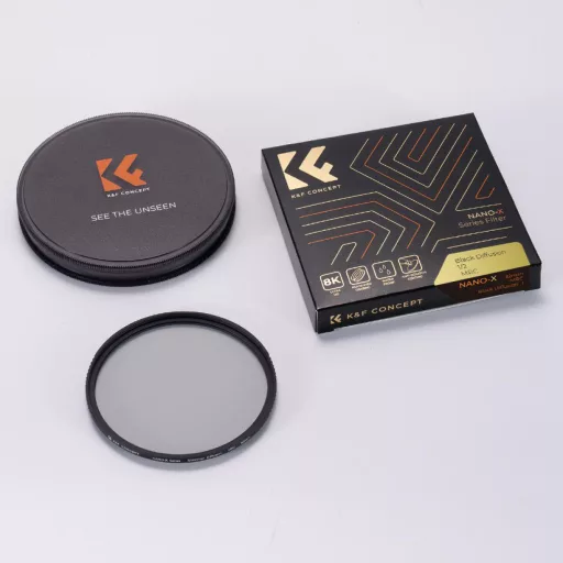 K&F Concept 52MM Nano-X Black Mist lágyító szűrő 1/2, Karcálló