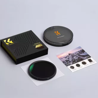   K&F Concept NANO-X, VARIO ND 2-32 szűrő, W/O Black cross, vízlep., karcálló, +3db törlőkendő, 62mm