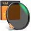 K&F Concept 62mm Multifunkcionális Black Mist lágyító 1/4, ND2-32 szűrő