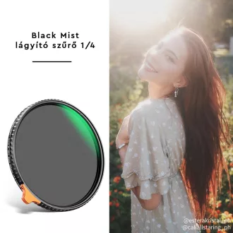   K&F Concept 62mm Multifunkcionális Black Mist lágyító 1/4, ND2-32 szűrő