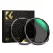 K&F Concept mágneses adapter + NANO-X vario ND2-32, lepergető, karcálló, + tok, 67mm