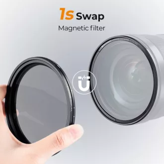  K&F Concept mágneses adapter + NANO-X vario ND2-32, lepergető, karcálló, + tok, 67mm