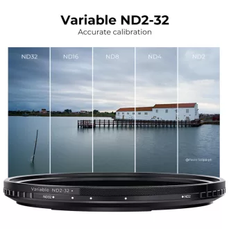   K&F Concept mágneses adapter + NANO-X vario ND2-32, lepergető, karcálló, + tok, 67mm