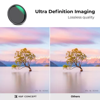   K&F Concept mágneses adapter + NANO-X vario ND2-32, lepergető, karcálló, + tok, 67mm