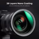 K&F Concept mágneses adapter + NANO-X vario ND2-32, lepergető, karcálló, + tok, 67mm
