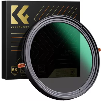   K&F Concept NANO-X, CPL+VARIO ND2-32 szűrő, w/o black cross, HD, vízlep, karcálló, törlőkendő, 40,5m