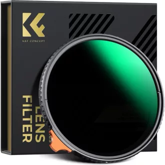 K&F Concept NANO-X Slim VARIO ND 2-400 valtoztathato szurkeszuro, 46mm