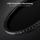 K&F Concept C Series Ultra-thin, VARIO ND 2-2000 változtatható szürkeszűrő, 82mm