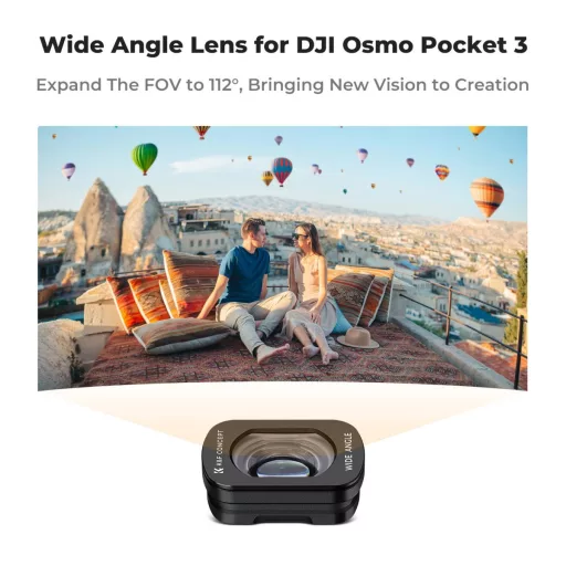 K&F Concept nagylátószögű adapter DJI Osmo Pocket 3/4