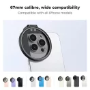 K&F Concept unverzális szűrőtartó mobiltelefonokhoz, CPL szűrő, mágneses szűrő csatlakozás, 67mm