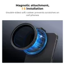 K&F Concept unverzális szűrőtartó mobiltelefonokhoz, ND2-32 szűrő, mágneses szűrő csatlakozás, 67mm