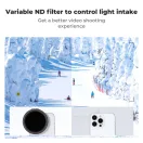 K&F Concept unverzális szűrőtartó mobiltelefonokhoz, ND2-32 szűrő, mágneses szűrő csatlakozás, 67mm
