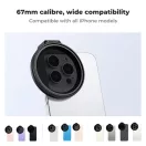 K&F Concept unverzális szűrőtartó mobiltelefonokhoz, ND2-32 szűrő, mágneses szűrő csatlakozás, 67mm