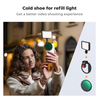   K&F Concept unverzális szűrőtartó mobiltelefonokhoz, mágneses szűrő csatlakozás, 67mm