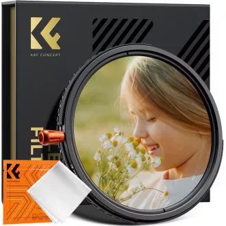   K&F Concept NANO-X, CPL+VARIO ND2-32+Black Mist 1/4 szűrő, w/o black cross, HD, vízlep, karcálló, 67
