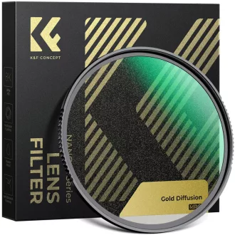   K&F Concept Nano-Xcel Series, gold diffusion 1/4 mist lágyító szűrő, karcálló, 67mm