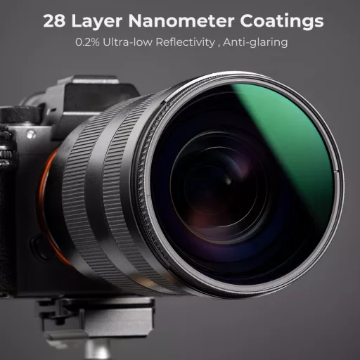 K&F Concept NANO-X series, B270, HD, CPL szűrő, vízlepergető, karcálló, 58mm