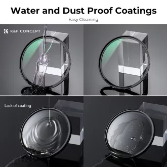   K&F Concept NANO-X series, B270, HD, MCUV szűrő, vízlepergető, karcálló, 72mm