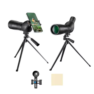   K&F Concept 20-60X60 BAK4 45 fokos spektív telefonadapterrel, állvánnyal és hordtáskával