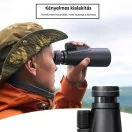 K&F Concept 12x50 HD monokulár távcső, BAK4, IP65 vízálló, fekete