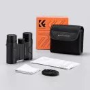 K&F Concept 8x21 HD távcső, BAK4, IP65 vízálló, fekete