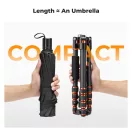K&F Concept C225C0+BH-25 karbon állvány, 155cm magasság, 8kg teherbírás