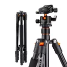 K&F Concept K234A1+BH-28L állvány, 156cm magasság, 10kg teherbírás