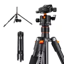 K&F Concept K234A1+BH-28L állvány, 156cm magasság, 10kg teherbírás