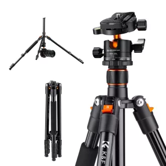   K&F Concept K234A1+BH-28L állvány, 156cm magasság, 10kg teherbírás