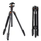 K&F Concept K234A1+BH-28L állvány, 156cm magasság, 10kg teherbírás