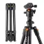 K&F Concept K224A1+BH-28L állvány, fekete-narancssárga, telefontartóval